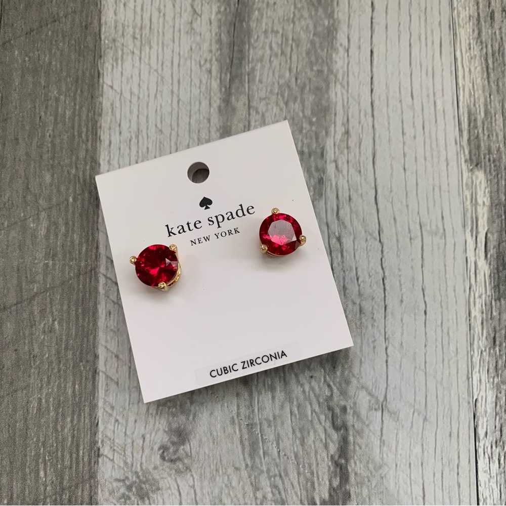 NWT Kate Spade Rise & Shine Studs in Festive Pink - 1607